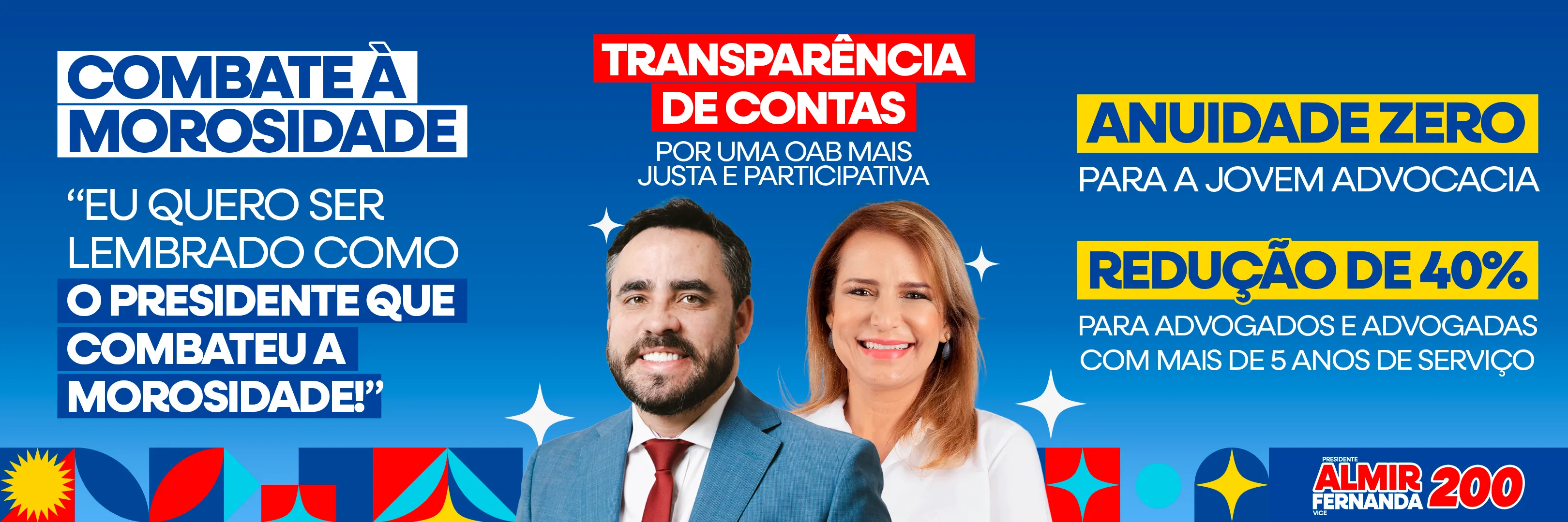 Peça digital da campanha OAB Pernambuco 2024
